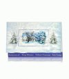 Karácsonyi képeslap - 155x105 mm - felfelé nyitható