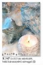 Karácsonyi képeslap - LC/6 méret 110x155 mm - oldalra nyitható - belül 3 nyelvű köszöntő