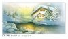 Karácsonyi képeslap - LA/4 méret 210x105 mm - felfelé nyitható - elején magyar és angol nyelvű köszöntő