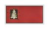 Karácsonyi üdvözlőlap - 200x100 mm - egylapos - arany fólianyomással, domborítva