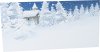  Karácsonyi képeslap - 210x100 mm - egylapos - színessel nyomott stancolt szélű fehér karton domborítással