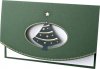 Karácsonyi képeslap - 175x115 mm - felfelé nyitható - aranyozott dombornyomású formastancolt fedőlappal - betétlapos