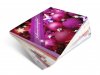 Karácsonyi képeslap - LC/6 - lakkozott - 100 db/csomag - különböző mintával