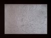  Esküvői meghívó - 170x120 mm - felfelé nyitható - dombornyomású - betétlappal - hozzátartozó vacsorakártyával 