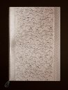   Esküvői meghívó - 110x160 mm - oldalra nyitható - ezüst borítóval, gumiszalaggal - ezüstözött betétlappal